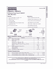 DataSheet FDB2572 pdf